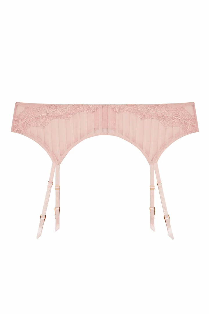 Playful Promises Curve Exclusive Presley Pink Stripe And Lace Trim Suspender 6 Playful Promises Curve Exclusive Presley Pink Stripe And Lace Trim Suspender