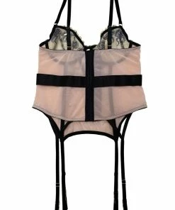 Playful Promises Dakota Snake Basque With Cut Out Front