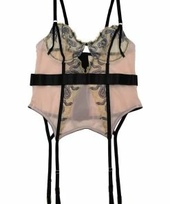 Playful Promises Dakota Snake Basque With Cut Out Front