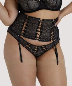 Playful Promises Basques & Corsets Florence Lattice Waspie