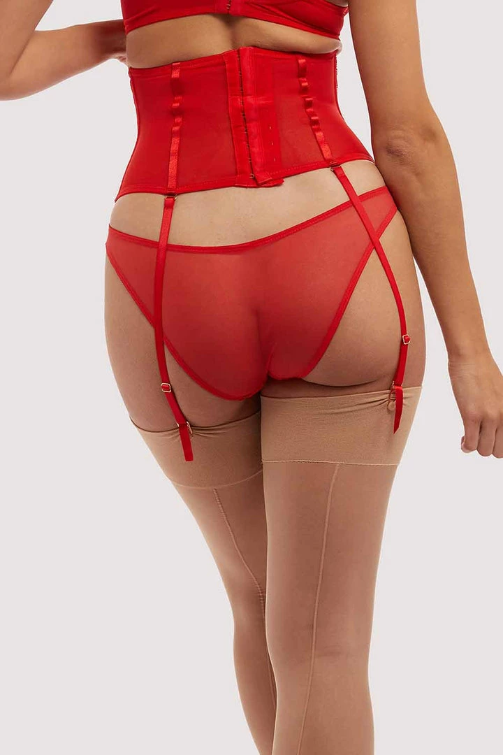 Playful Promises Florence Red Waspie Basques & Corsets 4 Playful Promises Florence Red Waspie Basques & Corsets