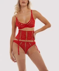 Playful Promises Florence Red Waspie Basques & Corsets 15 Playful Promises Florence Red Waspie Basques & Corsets
