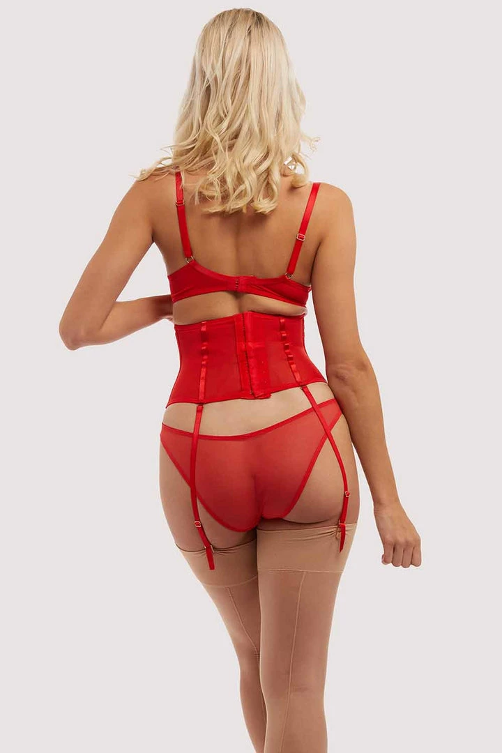 Playful Promises Florence Red Waspie Basques & Corsets 6 Playful Promises Florence Red Waspie Basques & Corsets