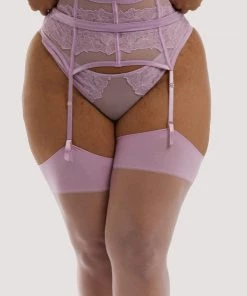 Playful Promises Basques & Corsets Lila Lilac Waspie