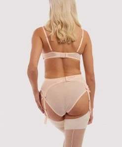 Bettie Page Lingerie Peach Classic Suspender Belt Suspenders 10 Bettie Page Lingerie Peach Classic Suspender Belt Suspenders