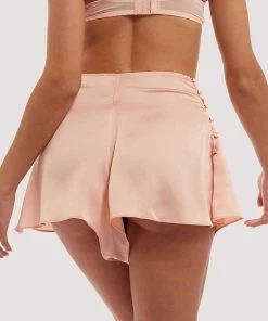 Bettie Page Lingerie Peach French Knicker