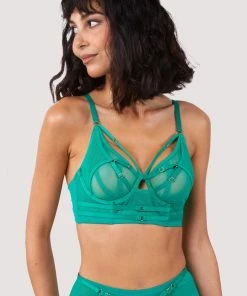 Playful Promises Bras Eddie Green Crossover Wrap Bra