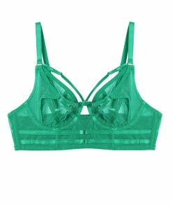 Playful Promises Bras Eddie Green Crossover Wrap Bra
