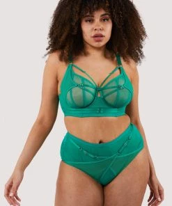Playful Promises Bras Eddie Green Crossover Wrap Bra