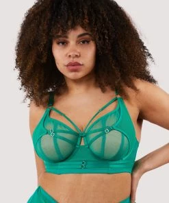 Playful Promises Bras Eddie Green Crossover Wrap Bra
