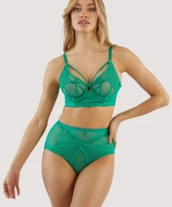 Playful Promises Bras Eddie Green Crossover Wrap Bra