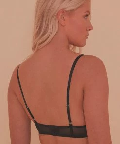 Playful Promises Emelda Lilac Ring Detail Core Satin And Lace Bra Outlet