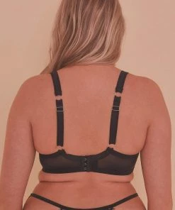 Playful Promises Outlet Jaquelina Mustard Contrast Quarter Cup Bra 32 Playful Promises Outlet Jaquelina Mustard Contrast Quarter Cup Bra