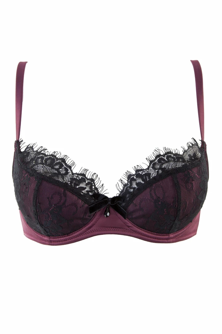 Playful Promises Karine Wine/Black Bra 5 Playful Promises Karine Wine/Black Bra