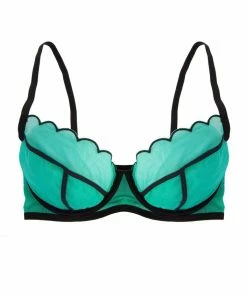 Playful Promises Kendra Emerald Scalloped DD-F Bra