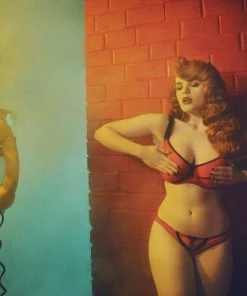 Playful Promises Miranda Red Bra Full Bust DD - G