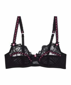 Playful Promises Monica Ribbon Slot Lace Bra Outlet