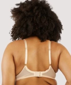 Playful Promises Nola Toffee Diamante Studded Bra Bras