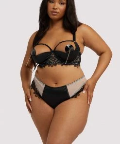 Playful Promises Bras Anaise Black Quarter Cup Bra