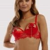 Playful Promises Bras Anaise Red Quarter Cup Bra