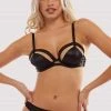 Playful Promises Bras Charlie Black Cut-out Plunge Bra 1 Playful Promises Bras Charlie Black Cut-out Plunge Bra