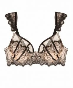 Playful Promises Curve Exclusive Bras Clara Latte And Black Lace Harness And Bra 15 Playful Promises Curve Exclusive Bras Clara Latte And Black Lace Harness And Bra