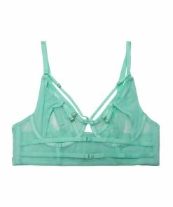 Playful Promises Eddie Aqua Crossover Wrap Bra Bras 33 Playful Promises Eddie Aqua Crossover Wrap Bra Bras