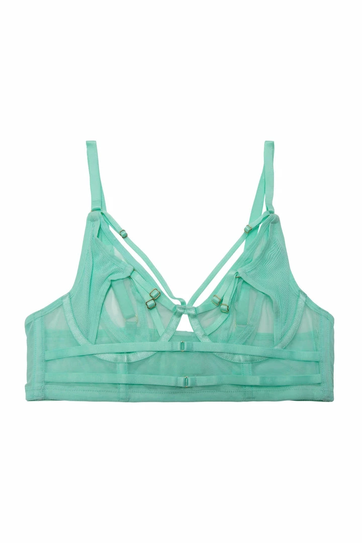Playful Promises Eddie Aqua Crossover Wrap Bra Bras 18 Playful Promises Eddie Aqua Crossover Wrap Bra Bras