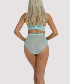 Playful Promises Eddie Aqua Crossover Wrap Bra Bras 23 Playful Promises Eddie Aqua Crossover Wrap Bra Bras