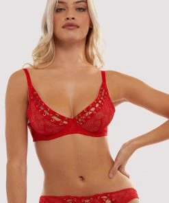 Playful Promises Florence Red High Apex Bra