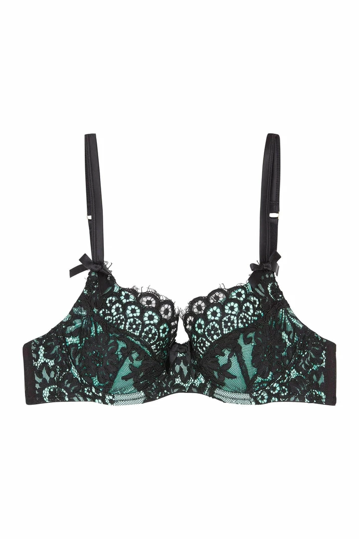 Playful Promises Jaquelina Mint Contrast Plunge Bra 15 Playful Promises Jaquelina Mint Contrast Plunge Bra