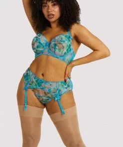 Playful Promises Joey Blue Watercolour Bra