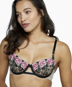 Playful Promises Outlet Katy Rose Embroidered Bra