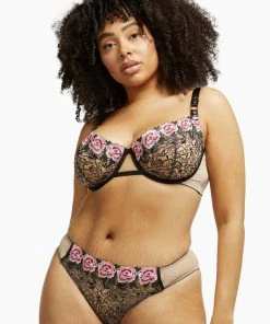 Playful Promises Outlet Katy Rose Embroidered Bra