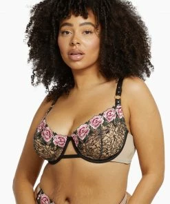 Playful Promises Outlet Katy Rose Embroidered Bra