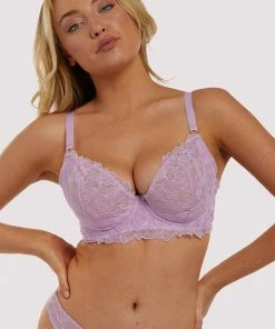 Playful Promises Lila Lilac Plunge Bra Bras 23 Playful Promises Lila Lilac Plunge Bra Bras
