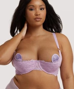 Playful Promises Lila Lilac Quarter Cup Bra Bras 20 Playful Promises Lila Lilac Quarter Cup Bra Bras