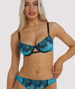 Playful Promises Tiger Blue Bra Outlet