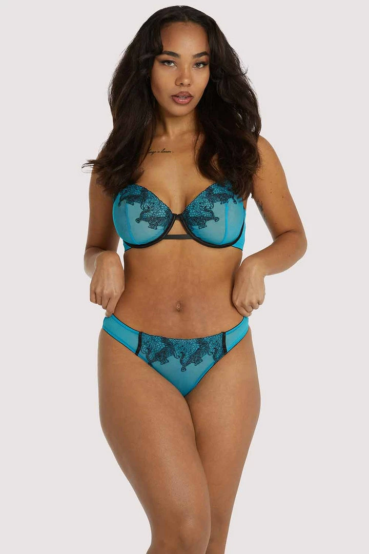 Playful Promises Tiger Blue Bra Outlet 10 Playful Promises Tiger Blue Bra Outlet