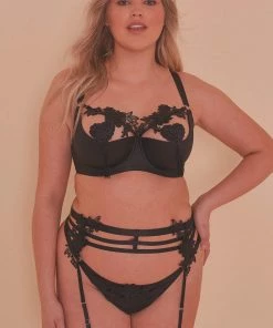 Playful Promises Virginia Guipure Quarter Cup Bra Outlet