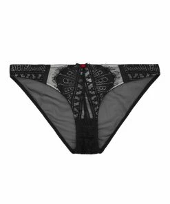 Playful Promises Outlet Aida Eyelash Lace And Mesh Brief