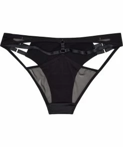 Playful Promises Ava Black Strappy Brief Curve Outlet