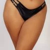 Playful Promises Ava Black Strappy Brief Curve Outlet