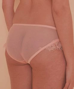 Playful Promises Bernadette Peach Corset Front Brief Outlet