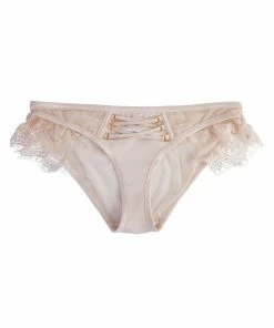 Playful Promises Bernadette Peach Corset Front Brief Outlet
