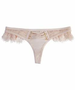 Playful Promises Bernadette Peach Corset Front Thong 7 Playful Promises Bernadette Peach Corset Front Thong