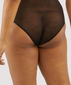 Playful Promises Dakota Green & Gold Snake High Waist Brief Luxe Bras