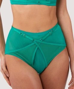 Playful Promises Eddie Green Crossover Wrap High Waist Brief Luxe Bras