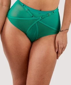 Playful Promises Eddie Green Crossover Wrap High Waist Brief Luxe Bras