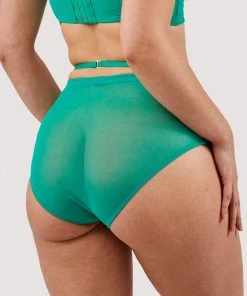 Playful Promises Eddie Green Crossover Wrap High Waist Brief Luxe Bras